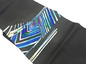 塩瀬幾何学模様名古屋帯